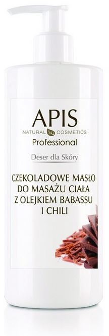 APIS APIS DESER DLA SKÓRY - Czekoladowe masło do masażu ciała z olejem z baobabu i chilii 500 m