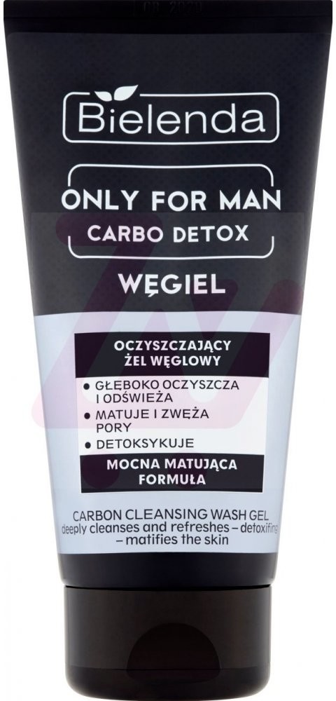 Bielenda Only for Man Carbo Detox Oczyszczający żel węglowy 150 g