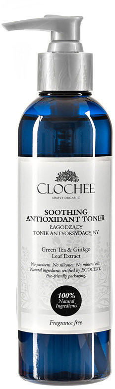Clochee Clochee, łagodzący tonik antyoksydacyjny, 250 ml
