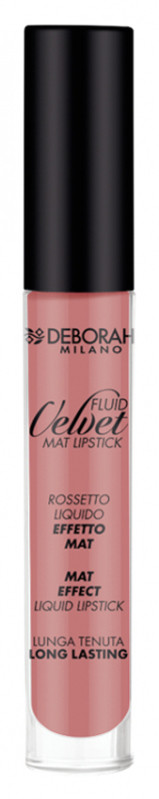 Deborah MILANO MILANO - FLUID VELVET MAT LIPSTICK - Matowa pomadka do ust w płynie - 09 DEBVLPUPL-WPL-08