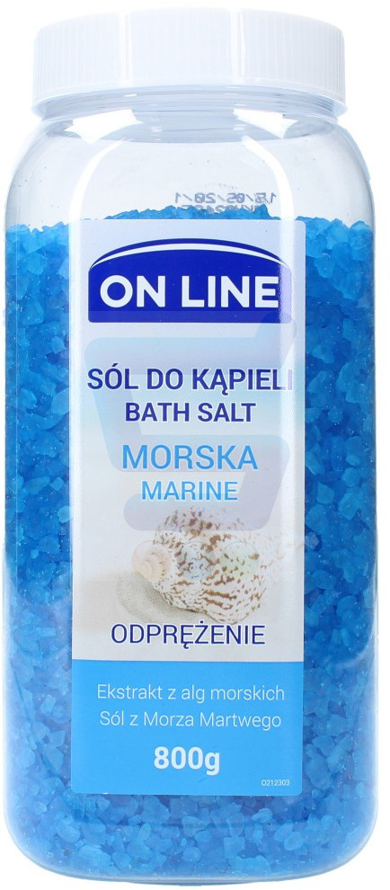 On Line On Line Sól do kąpieli Morska 800 g
