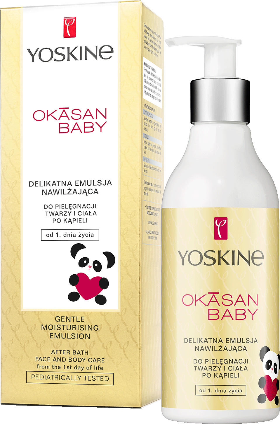 Yoskine Okasan Baby balsam nawilżający do ciała 240 ml