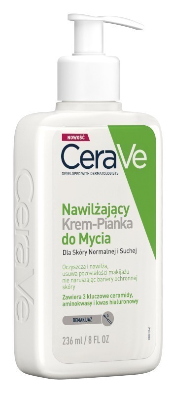 CeraVe CeraVe Facial Cleansers Hydrating Cream-to-Foam krem oczyszczający 236 ml