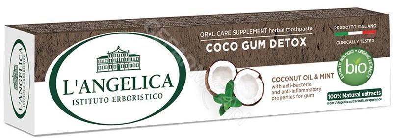 COSWELL Langelica Coco Gum Detox wybielająca pasta do zębów 75 ml