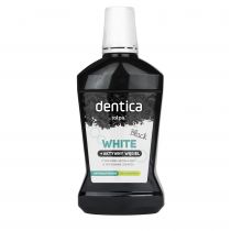 Dentica Dentica, Black White Aktywny Węgiel, płyn do higieny jamy ustnej, 500 ml