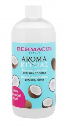 Dermacol Aroma Ritual Brazilian Coconut mydło w płynie Napełnienie 500 ml dla kobiet