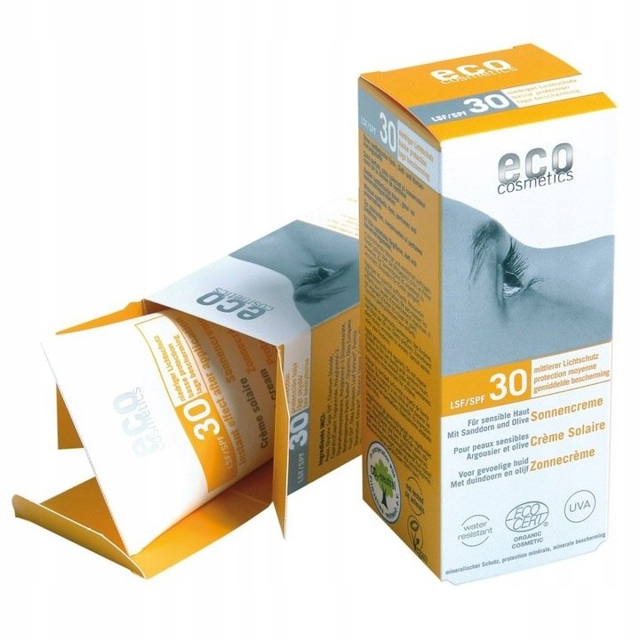 Eco Cosmetics Krem na słońce LSF/SPF 30 z bio-rokitnikiem i oliwą z oliwek GreenLine-381-uniw