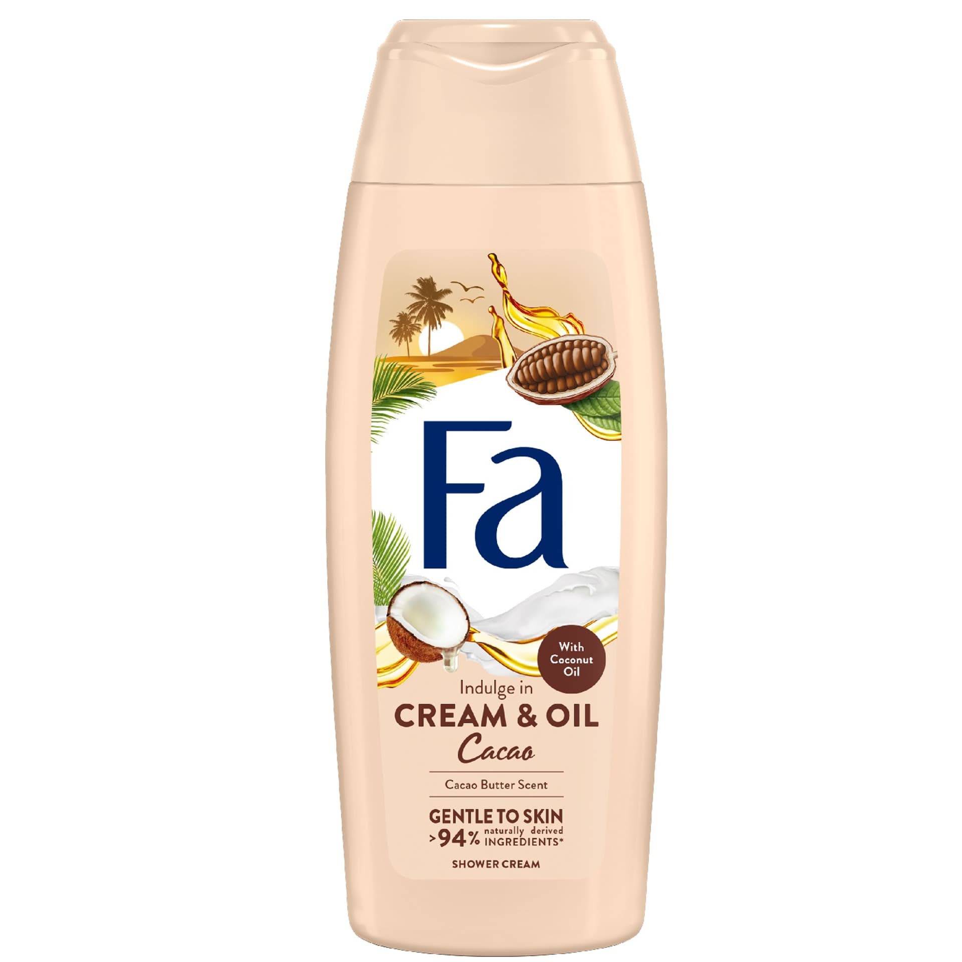 FA Cream  Oil Cacao kremowy żel pod prysznic o zapachu Masła Kakaowego 400ml