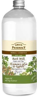 Green Pharmacy 1000ml Olej arganowy i Figi - kremowy płyn do kšpieli