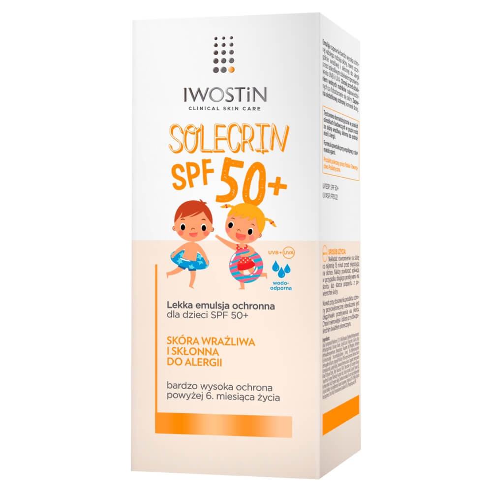 Iwostin SANOFI-AVENTIS solecrin lekka emulsja ochronna dla dzieci spf50+ 100 ml