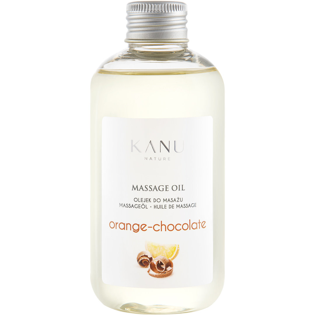 Kanu Nature Massage Oil olejek do masażu Czekolada i Pomarańcza 200ml