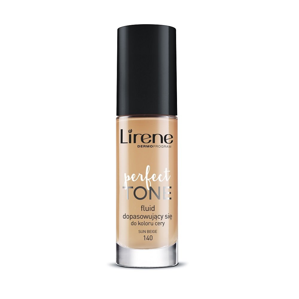 Lirene Perfect Tone, fluid dopasowujący się do koloru cery 140 Sun Beige, 30 ml