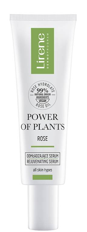 Lirene Power Of Plants Róża Odmładzające serum do twarzy 30ml
