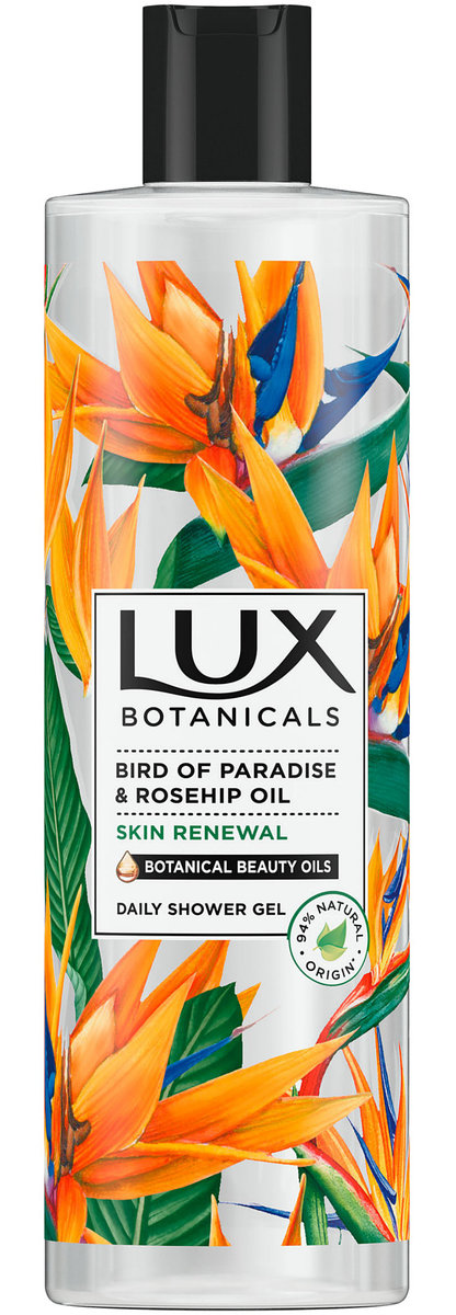 Lux Botanicals LUX BOTANICALS ŻEL POD PRYSZNIC 500ML BIRD OF PARADISE & ROSEHIP OIL