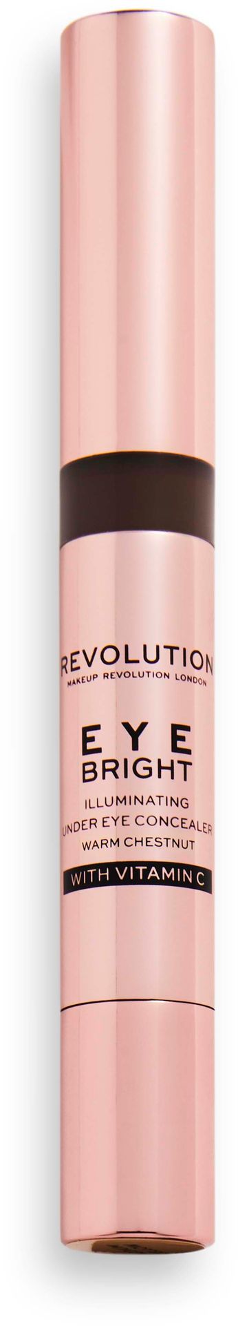 Makeup Revolution, Eye Bright Concealer, Korektor rozświetlający pod oczy 13 Warm Chestnut