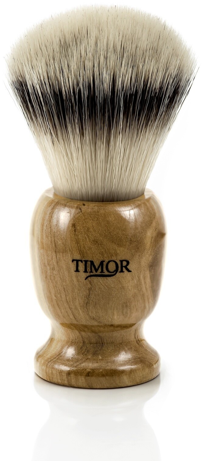 Pędzel do golenia Timor Premium firmy Giesen & Forsthoff z drewna oliwnego | 24mm