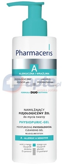 Pharmaceris A PHYSIOPURIC-GEL Nawilżający fizjologiczny żel do mycia twarzy i oczy 190ml