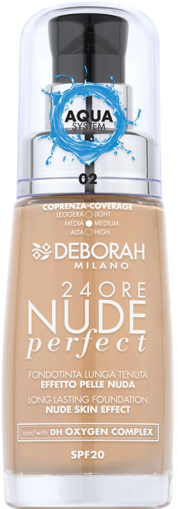 Podkład Deborah 24ORE Nude Perfect 02 30 ml (8009518364699)