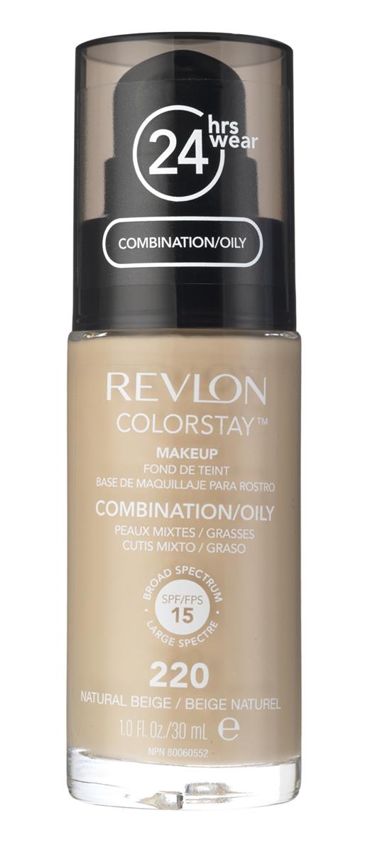 Revlon Colorstay Makeup Combination Oily Skin 30ml W Podkład 220 Natural Beige 35415