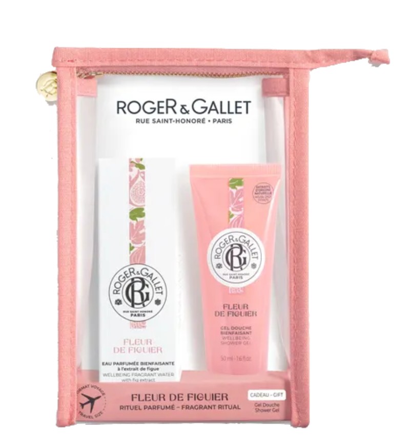 Roger & Gallet Zestaw Fleur de Figuier (Woda zapachowa 30ml + Żel pod prysznic 50ml)