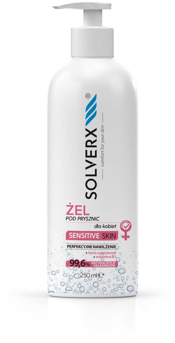 SOLVERX SOLVERX Sensitive Skin Żel pod prysznic do skóry wrażliwej  250ml