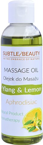 Subtle Beauty Afrodyzjak Naturalny olejek do masażu Ylang Ylang/Cytryna 140ml