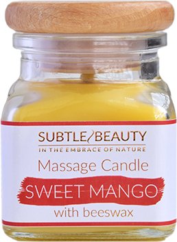 Subtle Beauty Świeca do masażu - Sweet Mango 100g