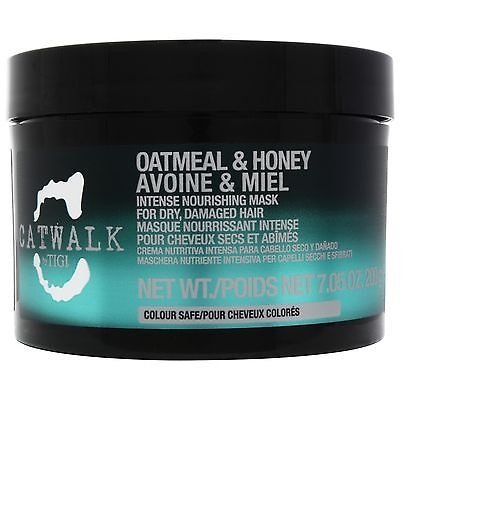Tigi Catwalk Oatmeal & Honey maseczka intensywnie odżywiająca do włosów suchych i zniszczonych Intense nourishing Mask for Dry Damaged Hair) 200 g