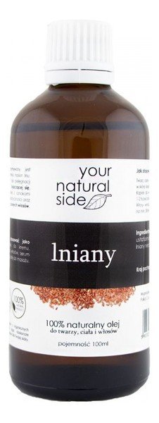 Your Natural Side 100% naturalny olej lniany - 100 ml YOUNLML-01