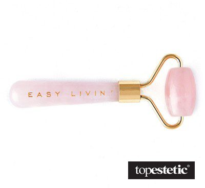 Easy Livin Easy Livin Mini Roller z Różowego Kwarcu Wałeczek do masażu i liftingu twarzy w wersji mini