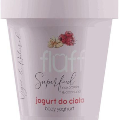 Fluff Fluff Jogurt do ciała maliny z migdałami 180ml