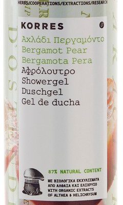 Korres Bergamot Pear Showergel żel pod prysznic o zapachu bergamotki i gruszki 250 ml