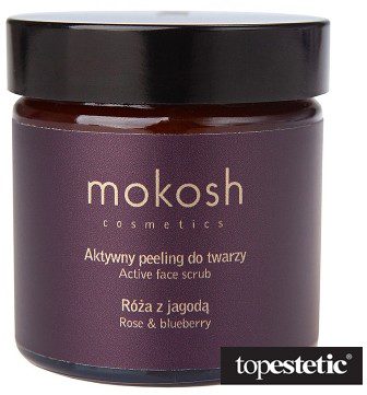 Mokosh Mokosh Active Face Scrub Aktywny peeling do twarzy róża z jagodą 60 ml