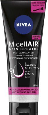 Nivea Profesjonalny żel do mycia twarzy MicellAIR SKIN BREATHE 125 ml NIV-00147