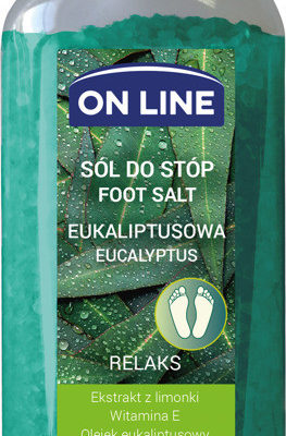 On Line Relaks 800 g Sól do stóp eukaliptusowa On Line