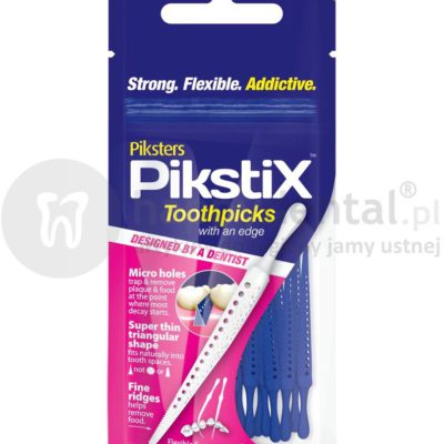Piksters PIKSTERS PikstiX wykałaczki do zębów o przekroju w kształcie trójkąta 30 sztuk (E2883)