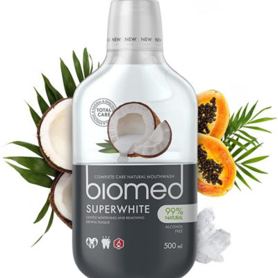 Splat Kosmetica BIOMED Super White 500ml - wybielający płyn do płukania jamy ustnej