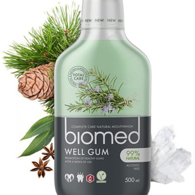 Splat Kosmetica BIOMED Well Gum 500ml - płyn do płukania jamy usntej z naturalnymi olejkami eterycznymi