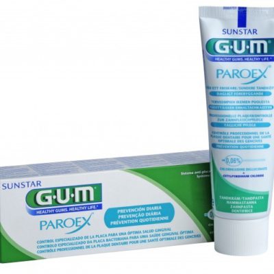 Sunstar EUROPE S.A GUM Paroex 0,06% CHX Pasta do zębów do codziennej ochrony 75 ml 9073362