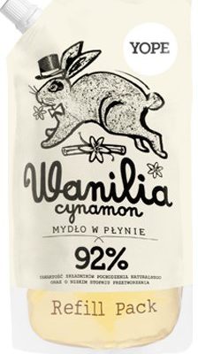 Yope Uzupełniacz Mydło Naturalne W Płynie Yope Wanilia Cynamon 500 ml (Refill) YOPEWANILIACYNAMONDOY