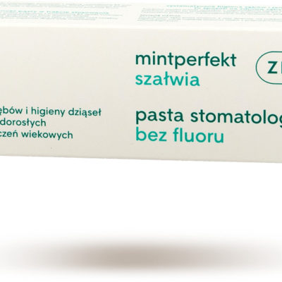 Ziaja Mintperfekt Pasta do zębów bez fluoru, szałwiowa 75 ml