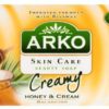 Arko SUNCO Mydło kosmetyczne Skin Care Miód i krem Równoważące 90 g