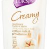 Cussons Nawilżające mydło w płynie Luksja Creamy Cotton Milk & Provitamin B5 opakowanie uzupełniające 400 ml