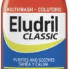 Pierre Fabre ELUDRIL Classic pozabiegowy płyn do płukania jamy ustnej z chlorheksydyną 0,10%  CHX 1 litr z pomką