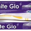 White Glo White Glo, 2in1 With Mouthwash, wybielająca pasta do zębów, 100 ml + szczoteczka